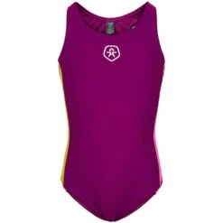 Badeanzug Colorblock Festival Fuchsia 128 Von Color Kids