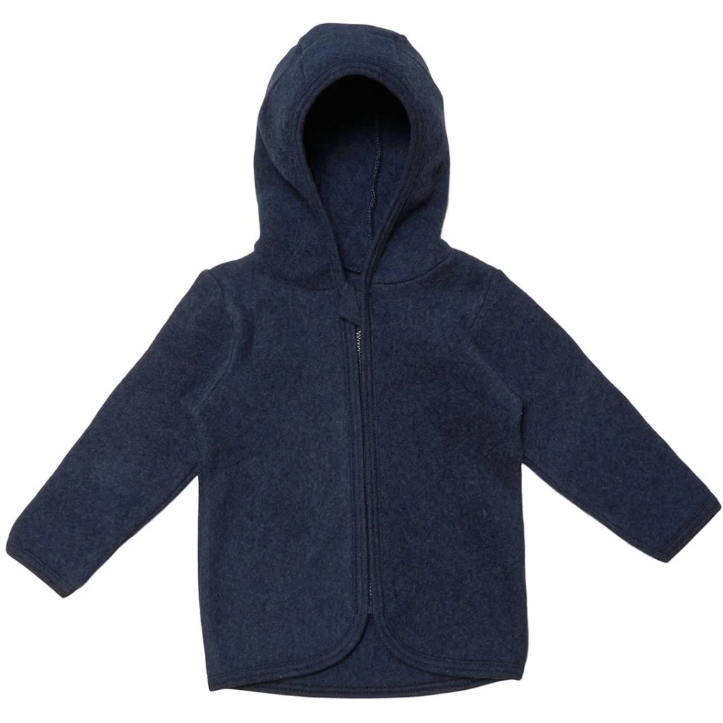 Huttelihut Kinder-Jacke Poofy Baumwollfleece Navy 1 Huttelihut Kinder-Jacke Poofy Baumwollfleece Navy
