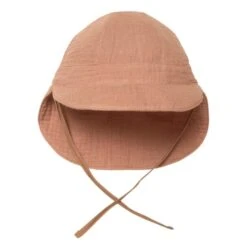 Huttelihut Musselin Wende-Sommerm&uuml;tze Safari Marsala