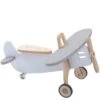 Holzflugzeug Wei&szlig; Grau Von Alondra