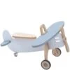 Holzflugzeug Wei&szlig; Hellblau Von Alondra