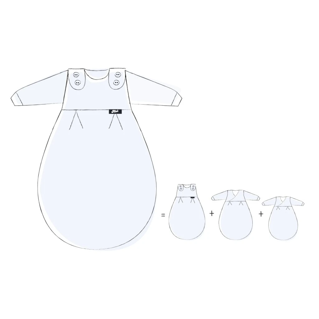 Alvi Baby-Mäxchen 3-teilig Organic Cotton Olifant 2 Alvi Baby-Mäxchen 3-teilig Organic Cotton Olifant – Bild 2