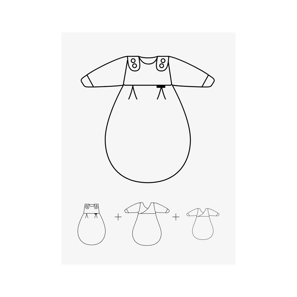 Alvi Baby-Mäxchen 3-teilig Schäfchen Beige 4 Alvi Baby-Mäxchen 3-teilig Schäfchen Beige – Bild 4