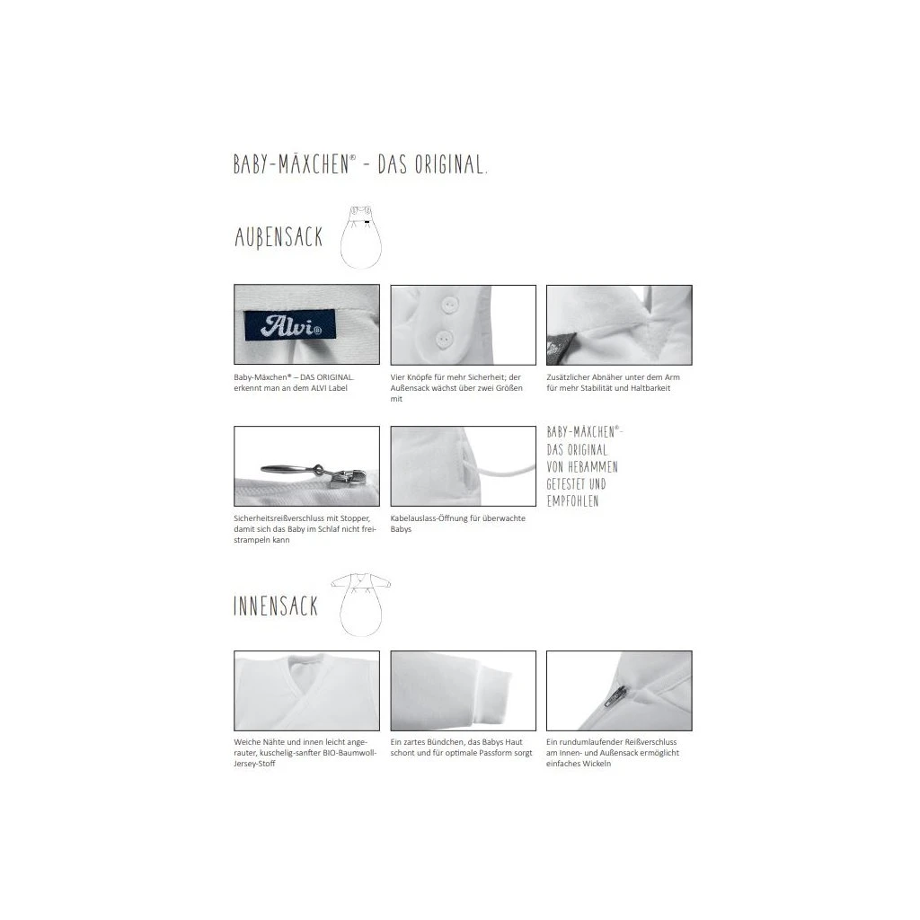 Alvi Baby-Mäxchen 3-teilig Schäfchen Beige 7 Alvi Baby-Mäxchen 3-teilig Schäfchen Beige – Bild 7