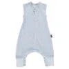 Alvi Kinder-Schlafsack Mull Mit Beinen Sleep-Overall Hellblau