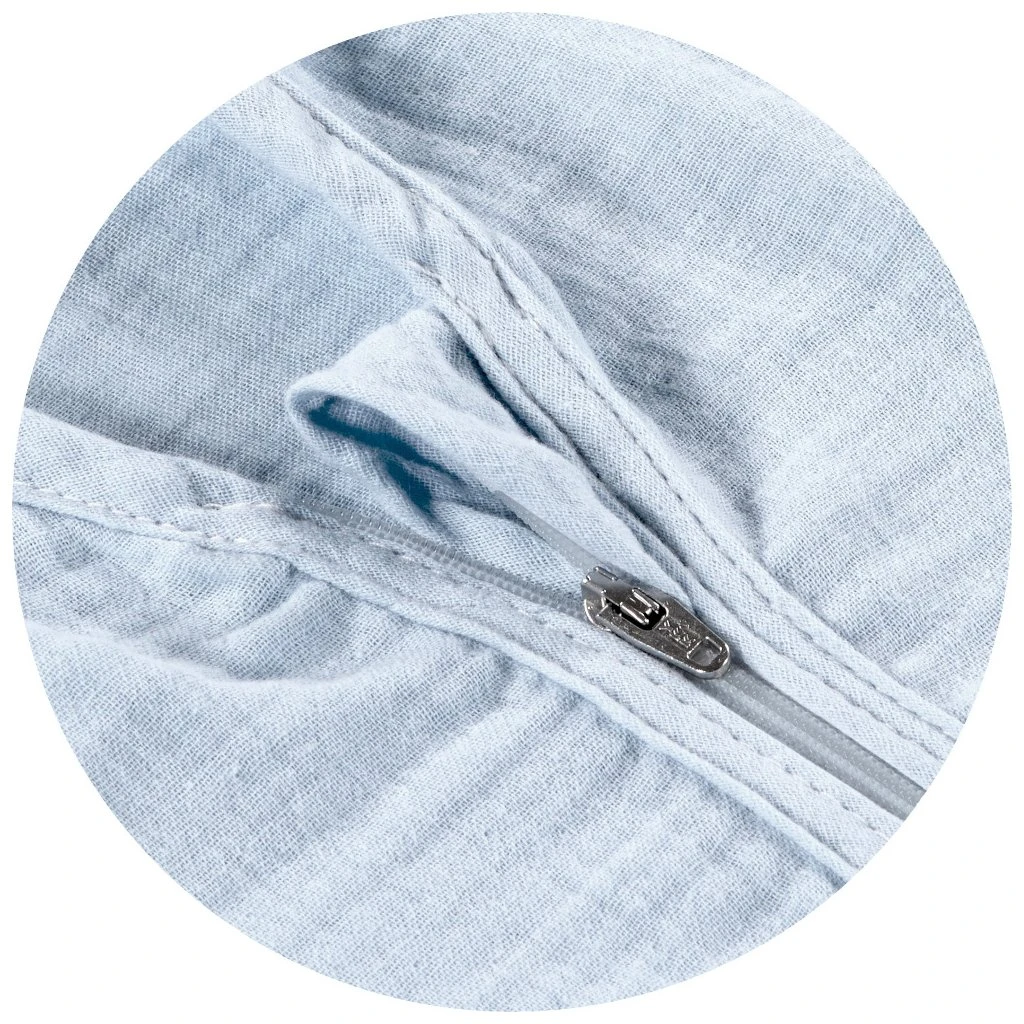 Alvi Kinder-Schlafsack Mull Mit Beinen Sleep-Overall Hellblau 3 Alvi Kinder-Schlafsack Mull Mit Beinen Sleep-Overall Hellblau – Bild 3