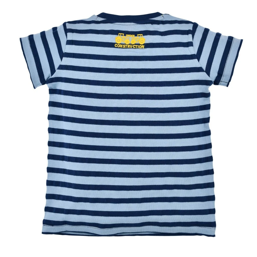 T-Shirt Geringelt Blau Mit Aufnäher Feuerwehr Von Bondi 2 T-Shirt Geringelt Blau Mit Aufnäher Feuerwehr Von Bondi – Bild 2