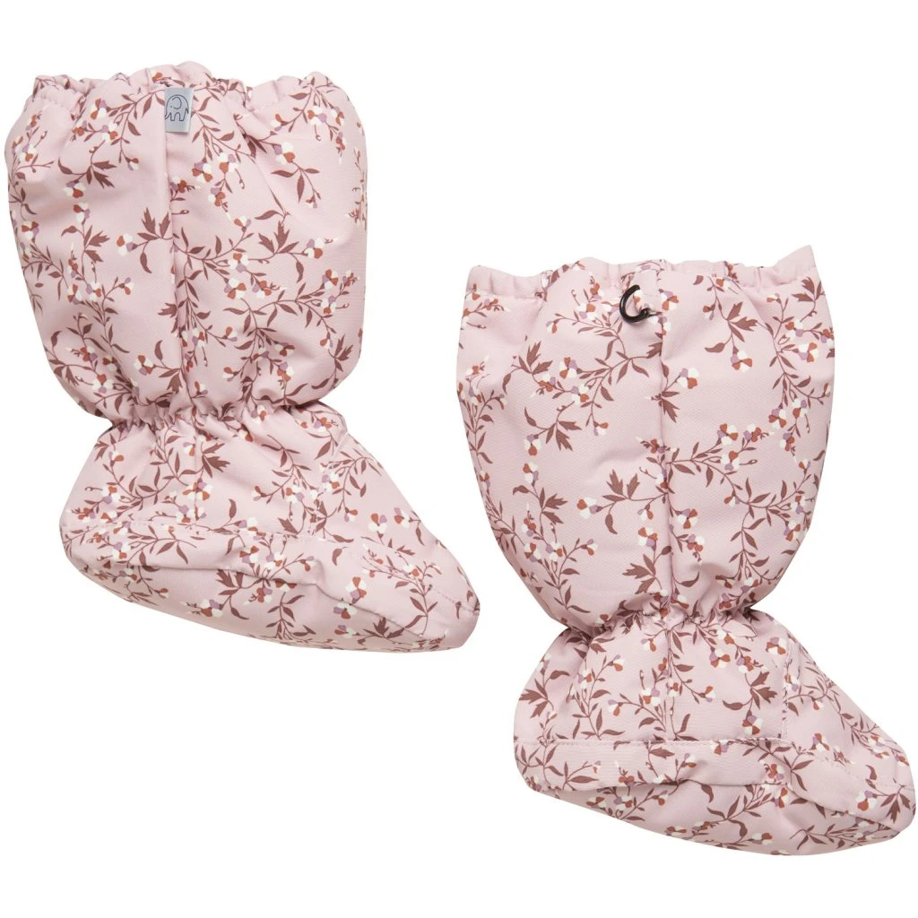 Celavi Baby-Footies Warm Fleece Blumen Rosa 1 Celavi Baby-Footies Warm Fleece Blumen Rosa
