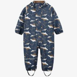 Celavi Regen-Overall Haifisch