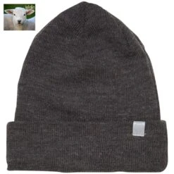 Color Kids Bennie Kinder-Winter-M&uuml;tze Strick Wolle Grau