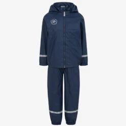 Color Kids Kinder-Regen-Set Fleece PU Marine