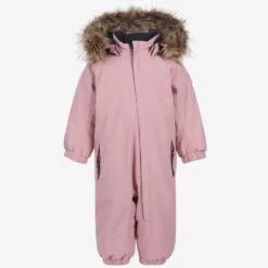 Color Kids Kinder-Schneeanzug Kunstfell Rosa