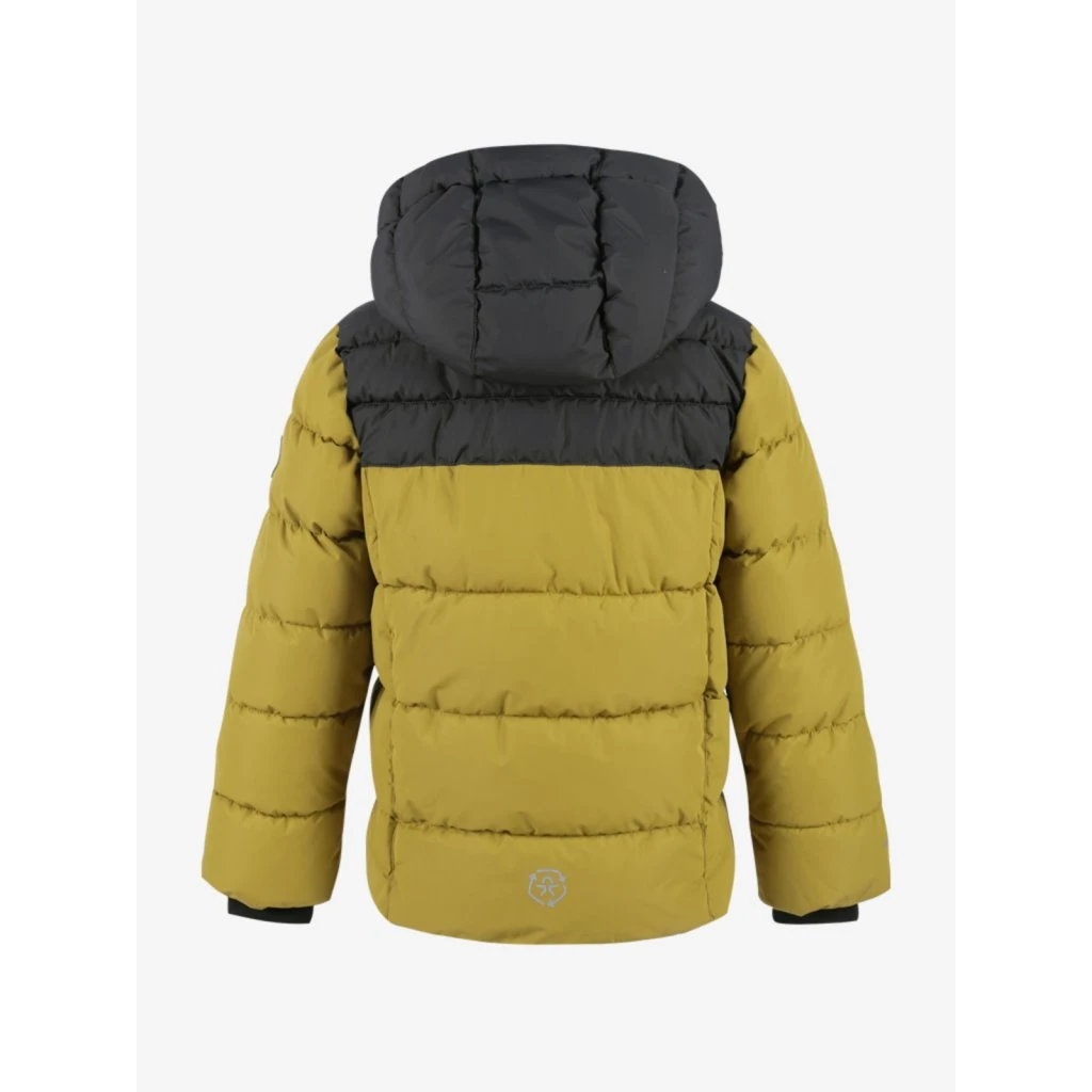 Color Kids Stepp-Jacke Senf Schwarz 2 Color Kids Stepp-Jacke Senf Schwarz – Bild 2