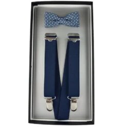 Kinder-Hosentr&auml;ger Und Fliege 98-122 Klassik Blau Von Der Flotte Boy