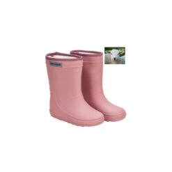 En Fant KInder-Thermo-Regenstiefel Mit Wollfutter Altrosa