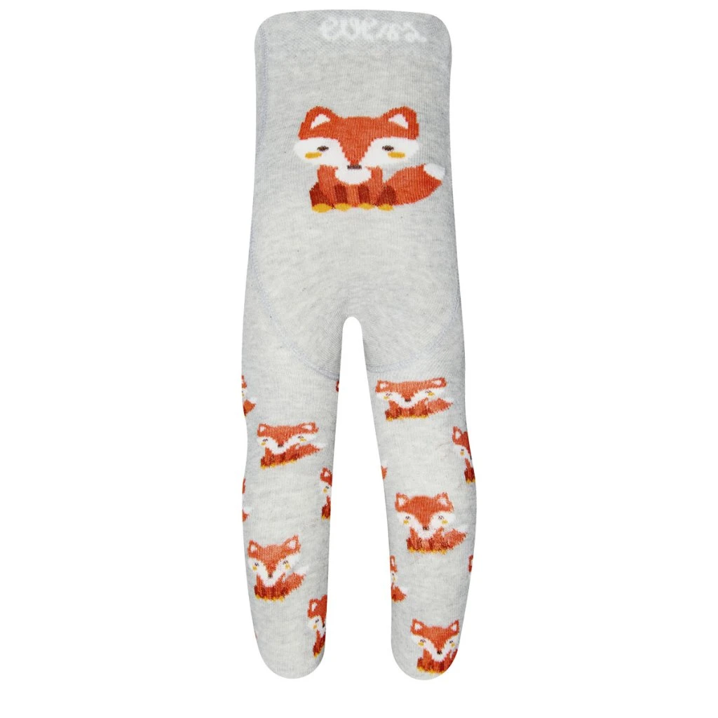 Kinder-Strumpfhose GOTS Fuchs Sweater Grau Melange Von Ewers 2 Kinder-Strumpfhose GOTS Fuchs Sweater Grau Melange Von Ewers – Bild 2