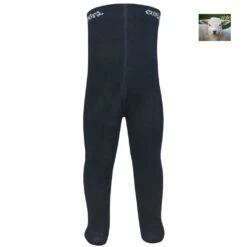 Ewers Kinder-Strumpfhose GOTS Wolle Navy
