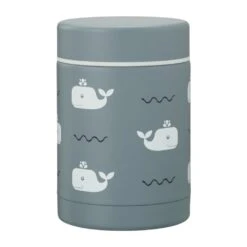 Edelstahl Thermobehälter Wal Blau 300 Ml Von Fresk