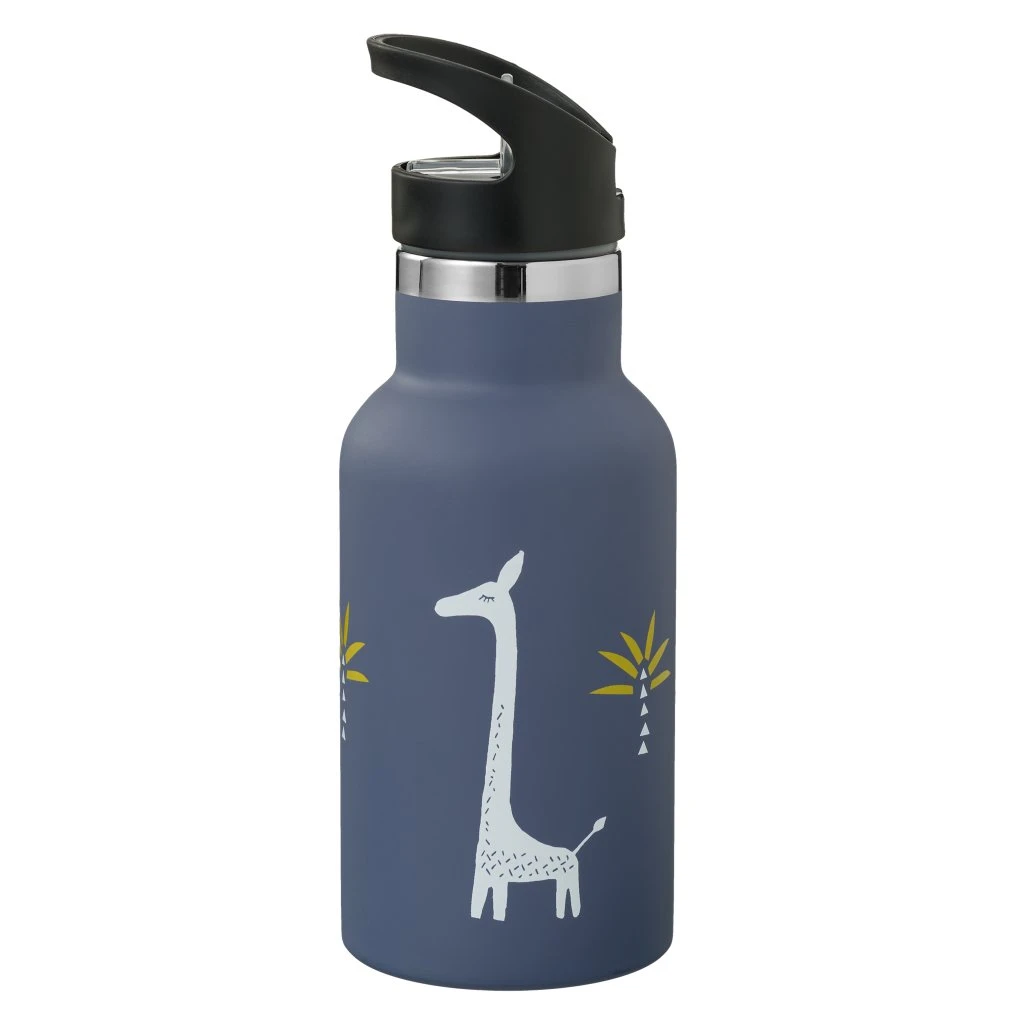 Thermosflasche - Giraffe Blau Von Fresk 1 Thermosflasche - Giraffe Blau Von Fresk