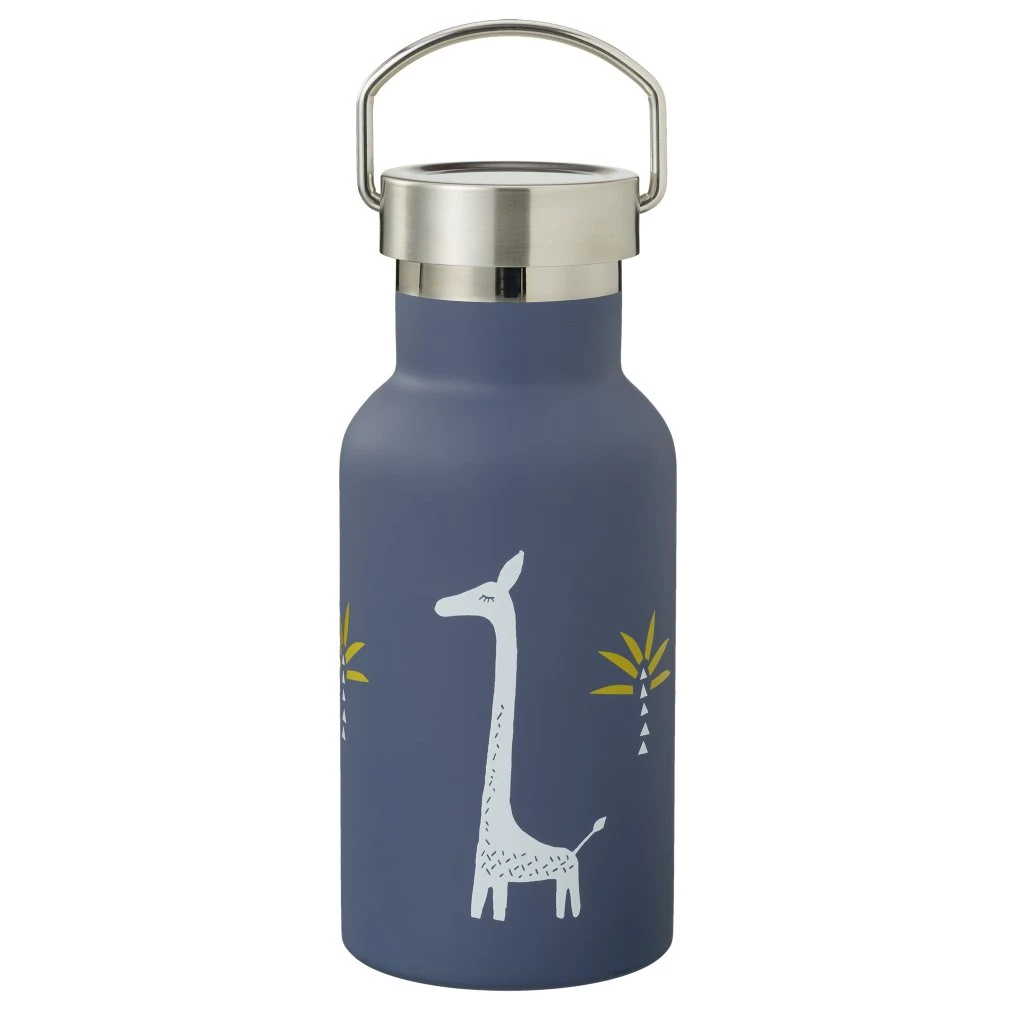Thermosflasche - Giraffe Blau Von Fresk 2 Thermosflasche - Giraffe Blau Von Fresk – Bild 2