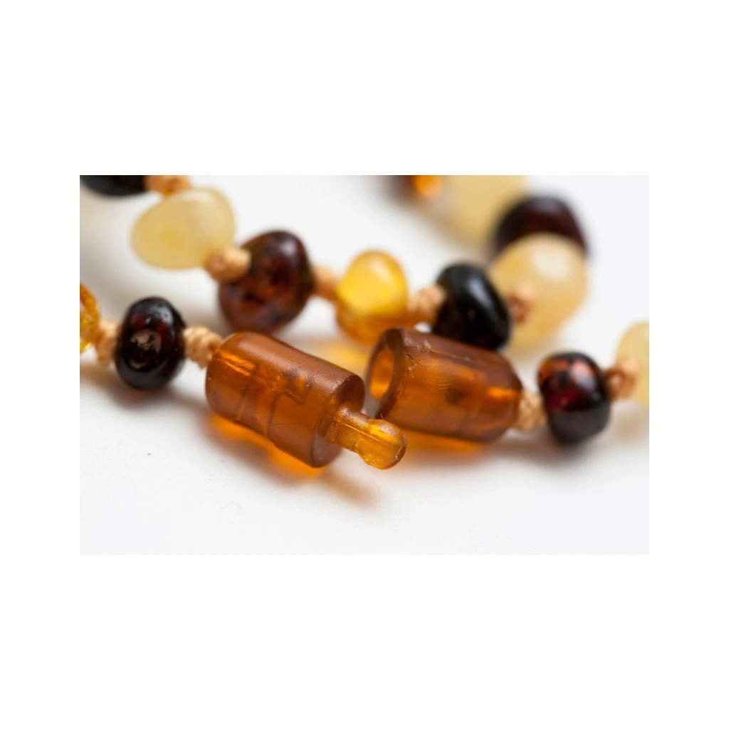 Bernsteinkette Barock Multi Von Grünspecht 2 Bernsteinkette Barock Multi Von Grünspecht – Bild 2