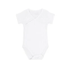 Baby-Wickel-Body Bun Bambus Wei&szlig; Von Hust And Claire