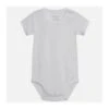 Kinder-Body Bue Bambus Kurzarm Wei&szlig; Von Hust And Claire