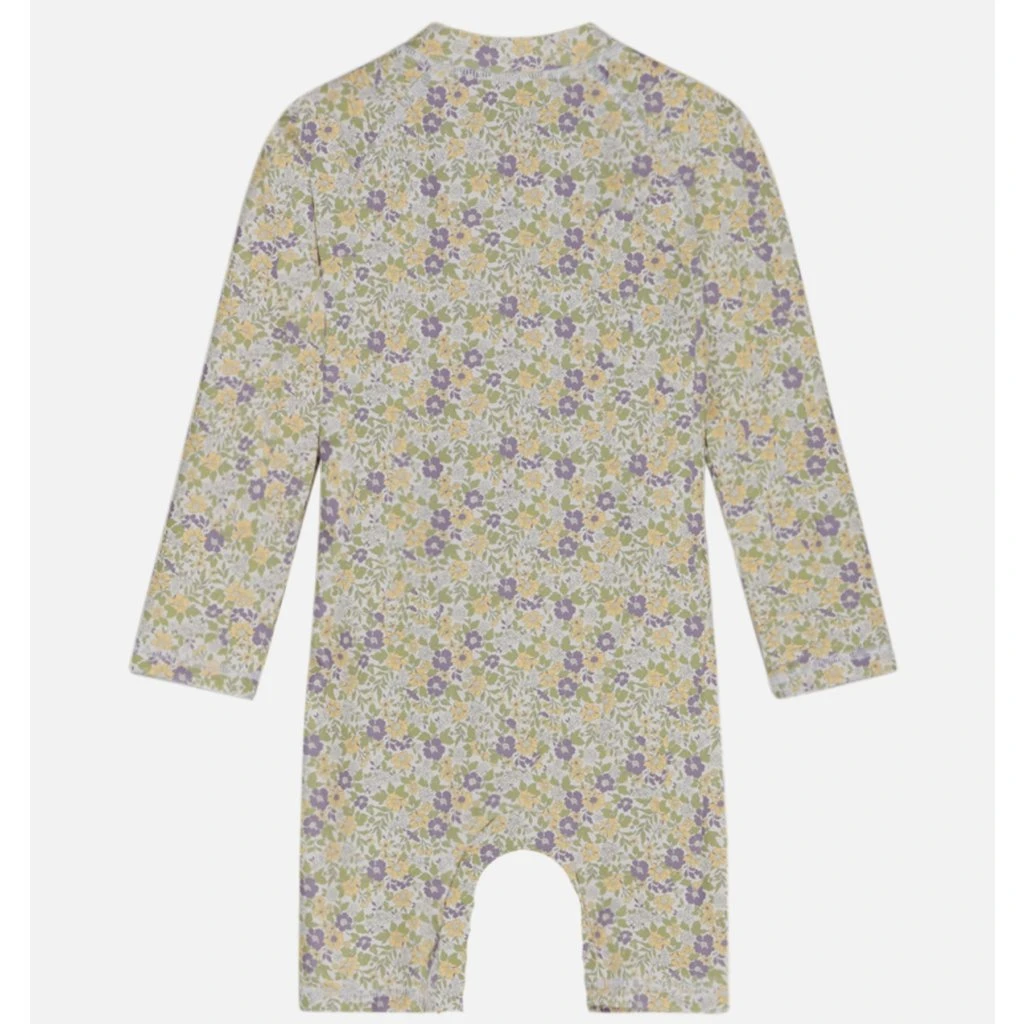 Kinder-Schwimm-Bade-Anzug Malaz Blumen Flieder Von Hust And Claire 2 Kinder-Schwimm-Bade-Anzug Malaz Blumen Flieder Von Hust And Claire – Bild 2