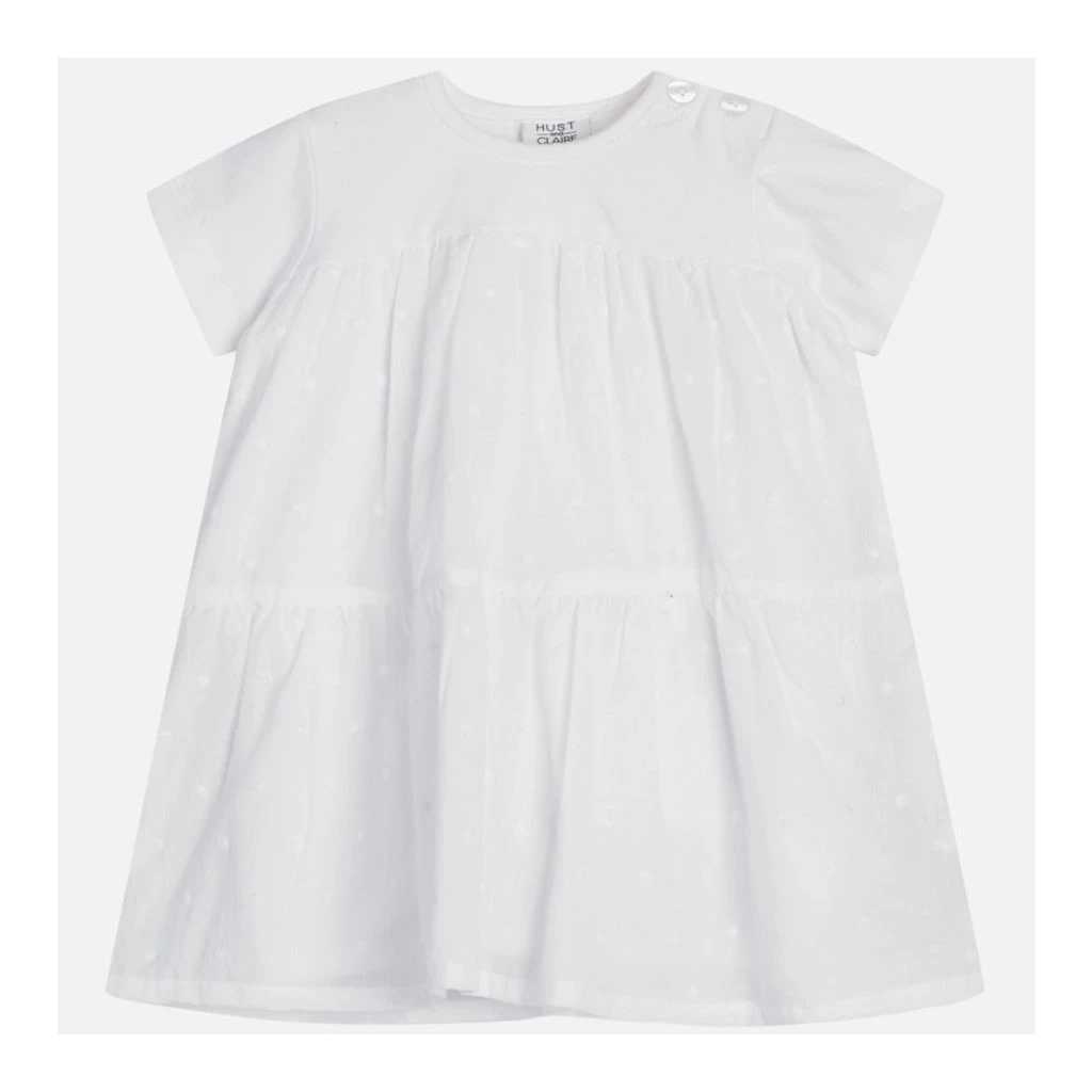 Hust And Claire Kristiane Baby-Kleid Weiß 1 Hust And Claire Kristiane Baby-Kleid Weiß