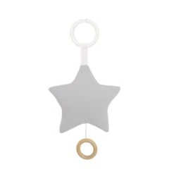 Spieluhr Stern - Grau (Brahms Wiegenlied) Von JaBaDaBaDo