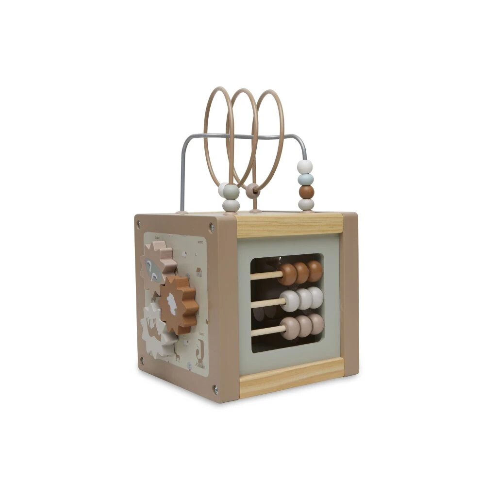 Jollein Aktivitäten-Würfel Aus Holz Farm 3 Jollein Aktivitäten-Würfel Aus Holz Farm – Bild 3