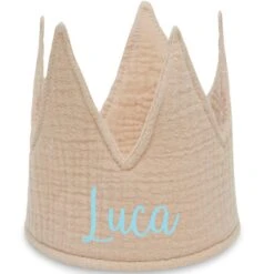 Jollein Geburtstagskrone 12x35cm Party Collection Biscuit Personalisiert