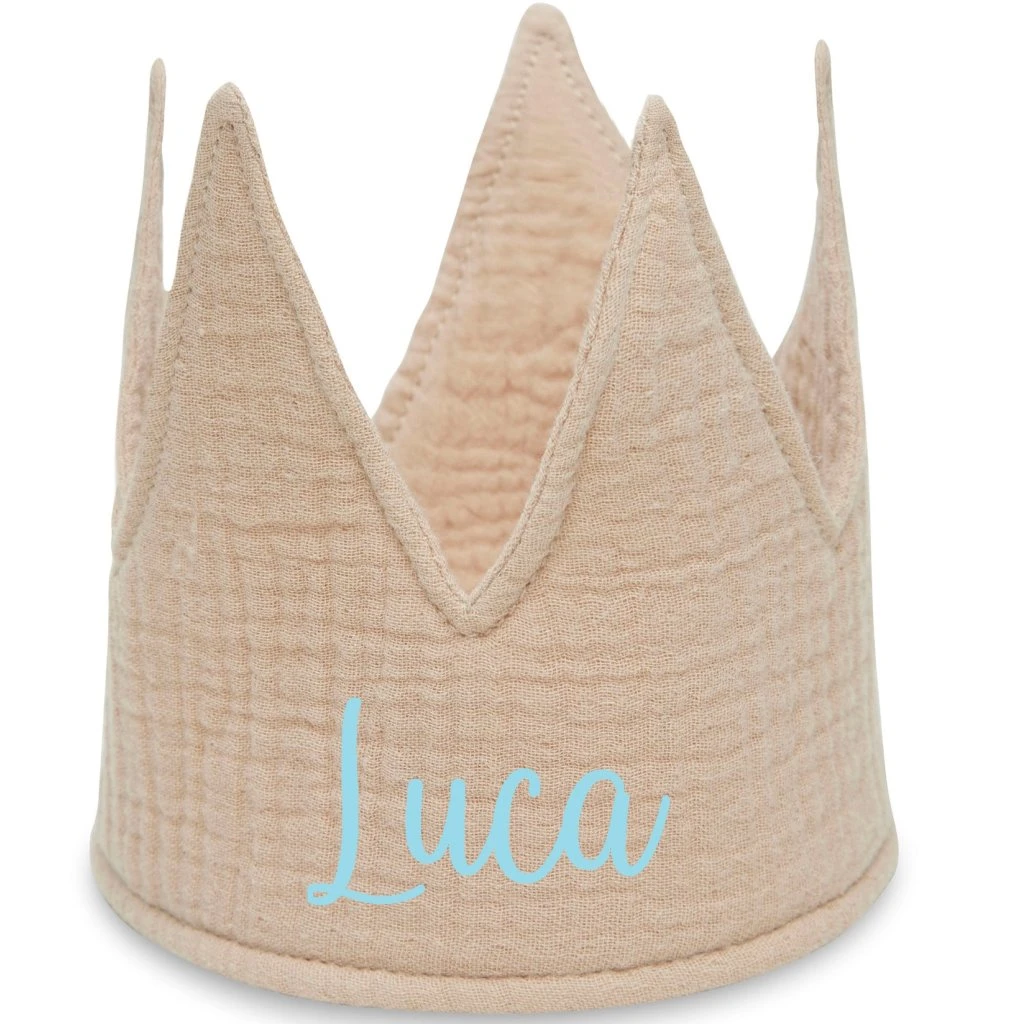 Jollein Geburtstagskrone 12x35cm Party Collection Biscuit Personalisiert 1 Jollein Geburtstagskrone 12x35cm Party Collection Biscuit Personalisiert