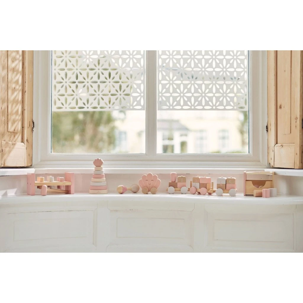 Jollein Holz-Sortierspielzeug Shell Pink 5 Jollein Holz-Sortierspielzeug Shell Pink – Bild 5