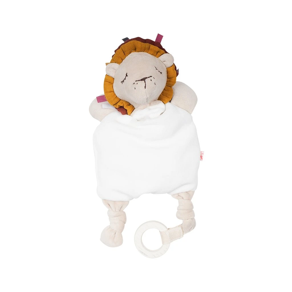 Kikadu Baby-Activity- Stoff-Löwe 1 Kikadu Baby-Activity- Stoff-Löwe