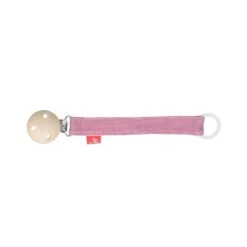 Kikadu Baby-Schnullerkette Musselin Pink