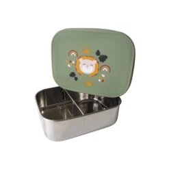 Kikadu Kinder-Lunch-Box L&ouml;we Olive