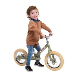 Laufrad Trybike Vintage Gr&uuml;n Von Kleine Flitzer -Babyprodukte Geschäft hersteller kleine flitzer laufrad trybike vintage gruen 4