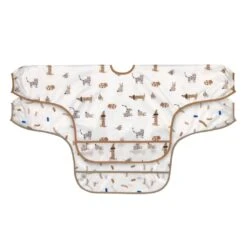 LÄSSIG L&auml;ssig &Auml;rmell&auml;tzchen 2er-Set Long Sleeve Bib Little Mateys Royal Blau