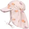 LÄSSIG L&auml;ssig Kinder-UV-Schirmm&uuml;tze Fische Rosa