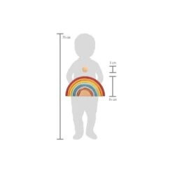 Personalisierter Holz Regenbogen Bunt Safari 7 Personalisierter Holz Regenbogen Bunt Safari -Babyprodukte Geschäft hersteller legler personalisierter holz regenbogen bunt safari 3