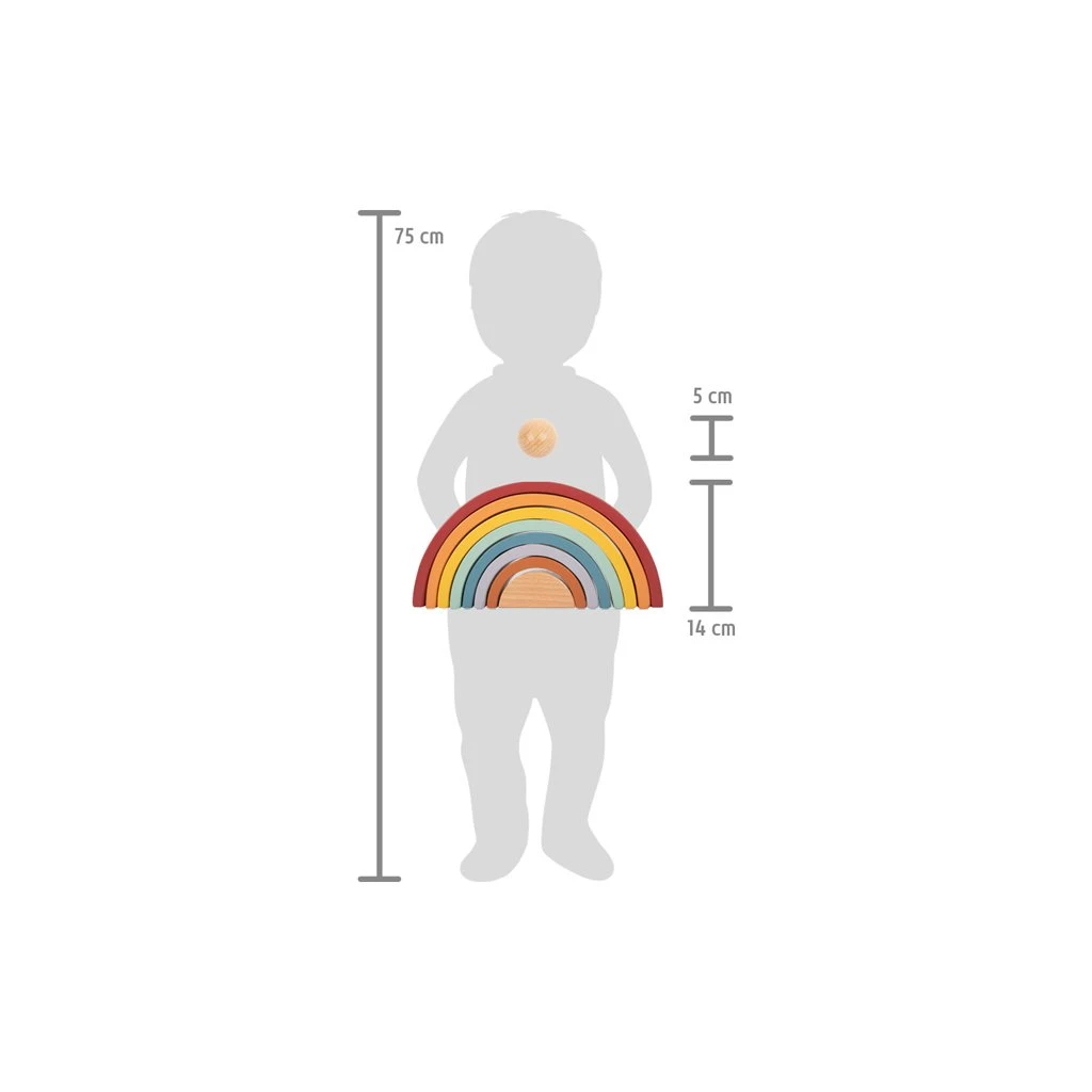 Personalisierter Holz Regenbogen Bunt Safari 3 Personalisierter Holz Regenbogen Bunt Safari – Bild 3