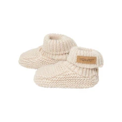 Gestrickte Baby-Schuhe Sand - Gr&ouml;&szlig;e 2 Von Little Dutch