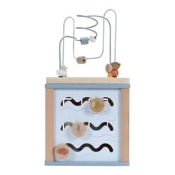 Holz Motorik W&uuml;rfel Blue Von Little Dutch -Babyprodukte Geschäft hersteller little dutch holz motorik wuerfel blue 4