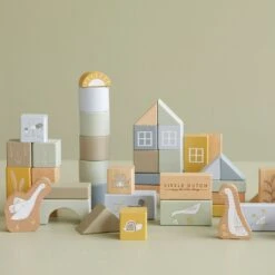 Holzbausteine In Box Blue Von Little Dutch -Babyprodukte Geschäft hersteller little dutch holzbausteine in box blue 4