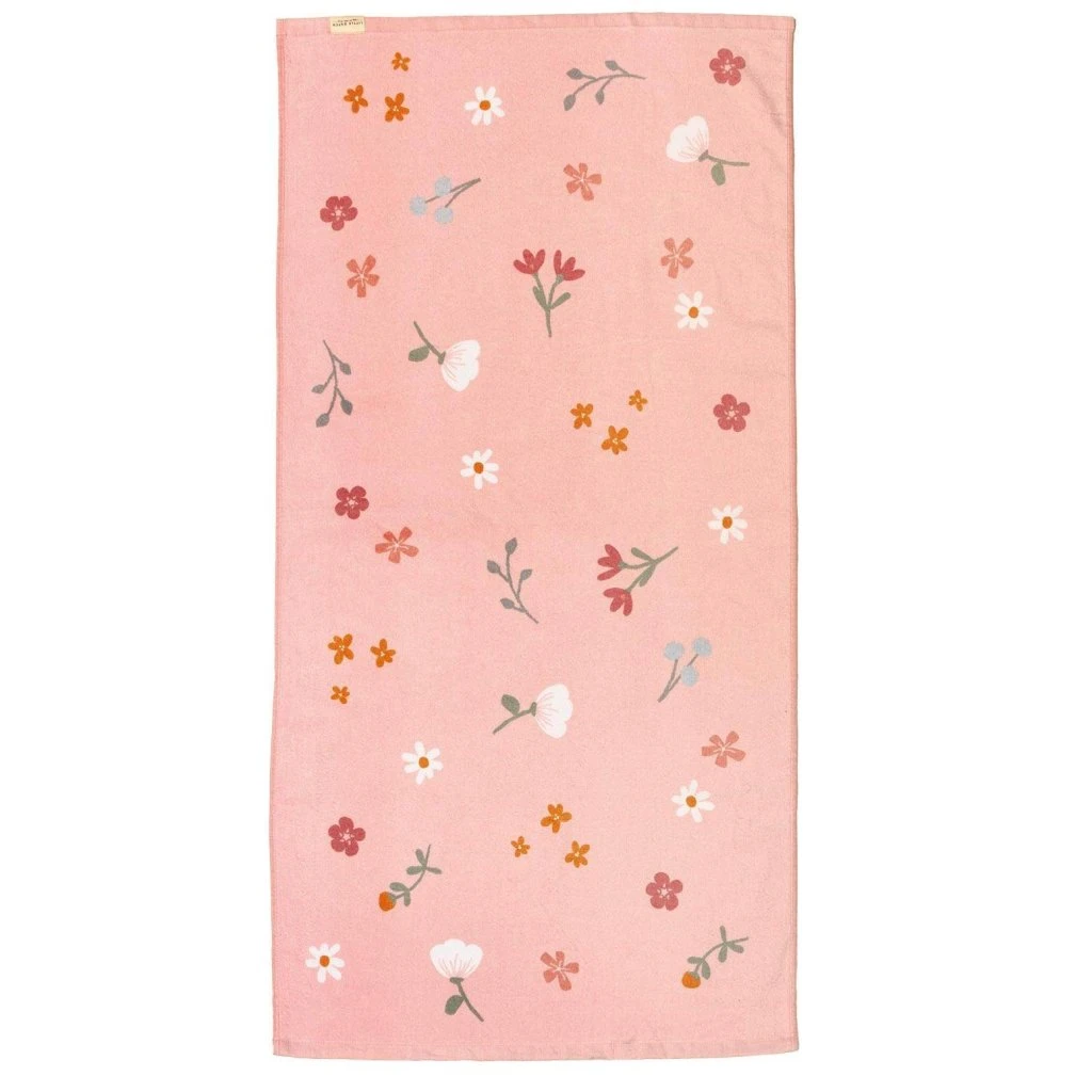 Little Dutch Kinder-Badehandtuch Flowers And Butterflies 1 Little Dutch Kinder-Badehandtuch Flowers And Butterflies