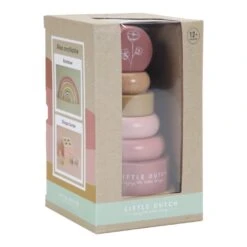 Ring Stapelturm Pink Von Little Dutch -Babyprodukte Geschäft hersteller little dutch ring stapelturm pink 5