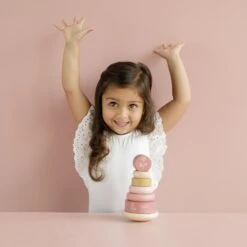 Ring Stapelturm Pink Von Little Dutch -Babyprodukte Geschäft hersteller little dutch ring stapelturm pink 6