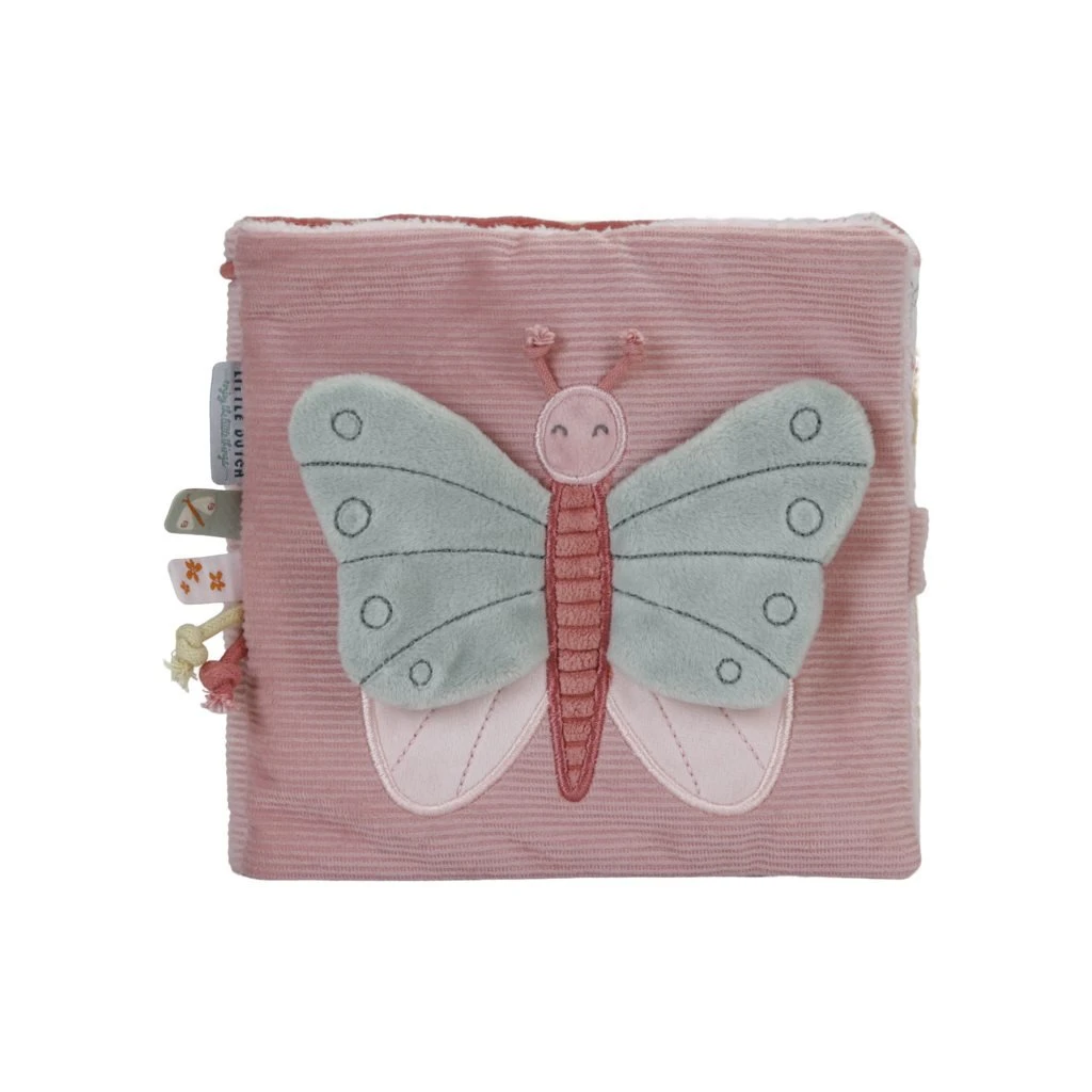 Stoff Fühlbuch - Flowers & Butterflies Von Little Dutch 1 Stoff Fühlbuch - Flowers & Butterflies Von Little Dutch