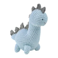 Baby-Dino Freund Hell-Blau Gehäkelt Von Maylily